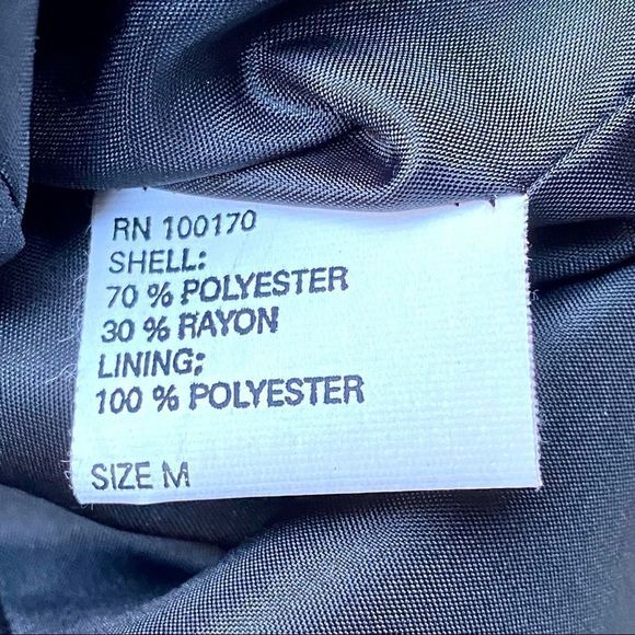 Sandro Blue Lined Mid-Length Winter Coat Size M - Picture 8 of 10